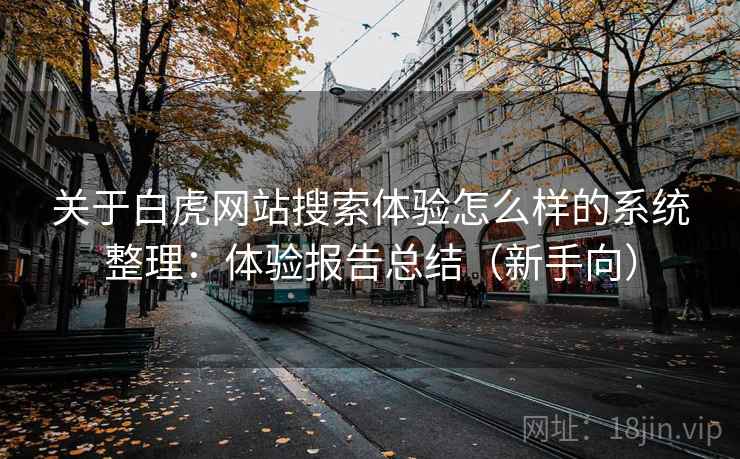 关于白虎网站搜索体验怎么样的系统整理：体验报告总结（新手向）