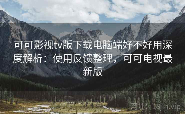 可可影视tv版下载电脑端好不好用深度解析：使用反馈整理，可可电视最新版
